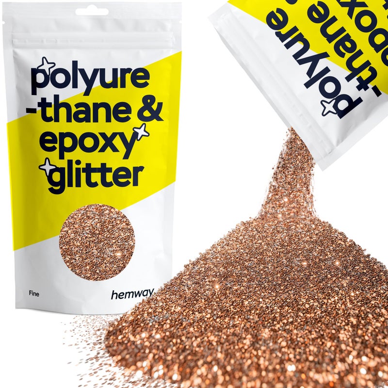 Hemway Glitter for Resin Bronze Brown Metallic Crystals for Epoxy Craft Flakes Tumblers Wax Melt 500g / 17.06oz - Image 1